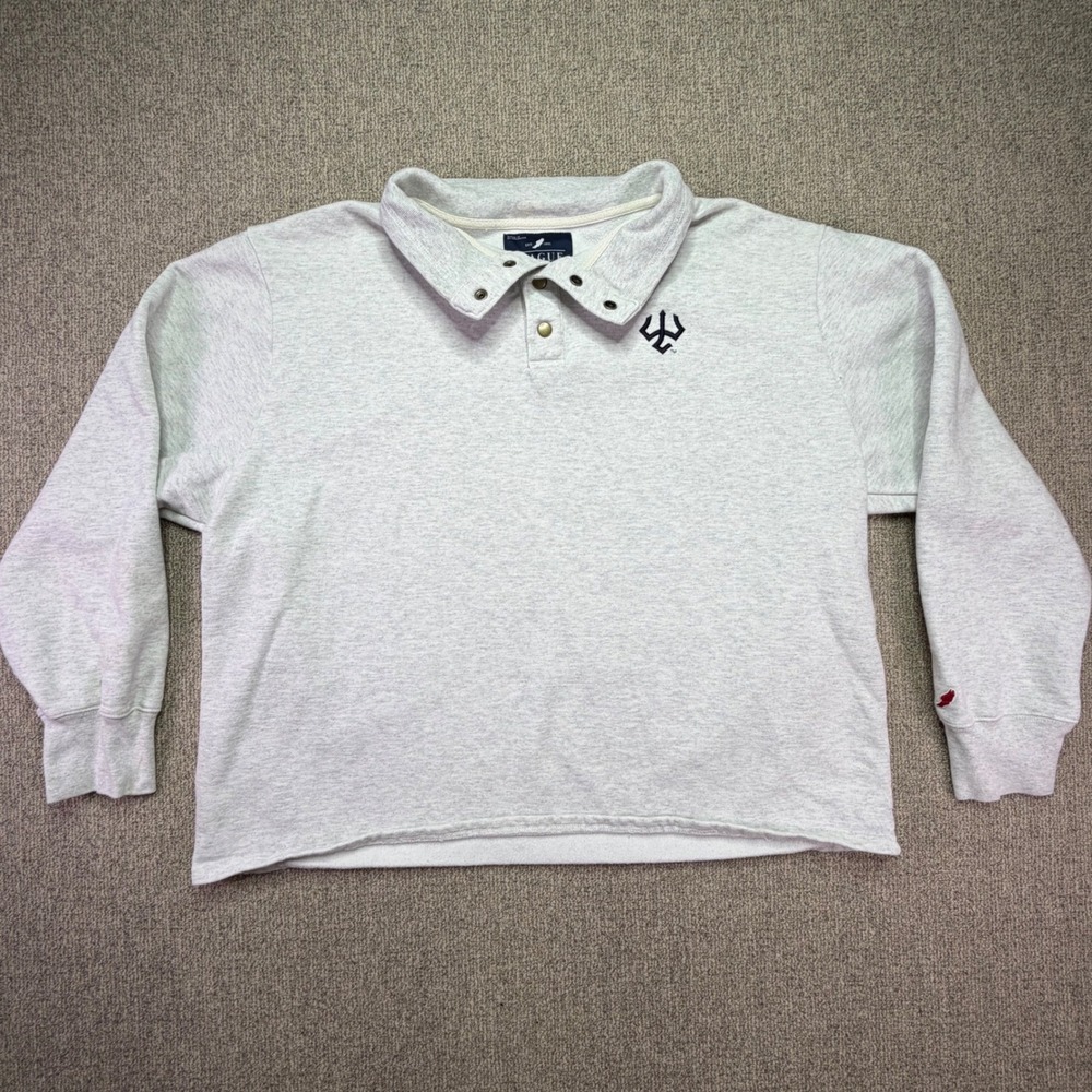 Washington and Lee University League Collegiate Wear Snap Sweatshirt Womens XXL